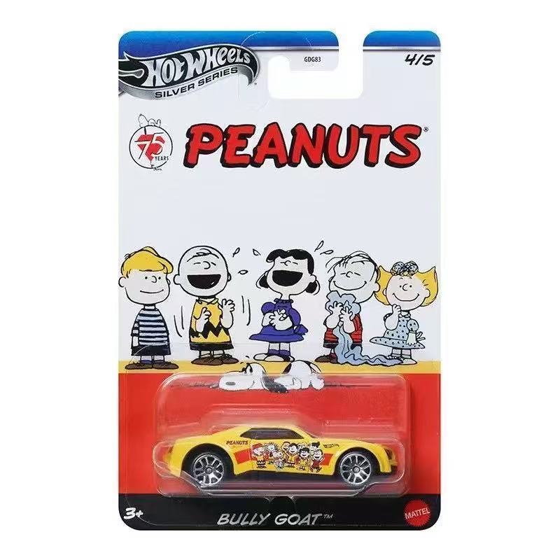Hot Wheels GDG83 Bạc Nhãn Hợp Kim Xe Snoopy PEANUTS Series Honda CRX Volkswagen Beetle