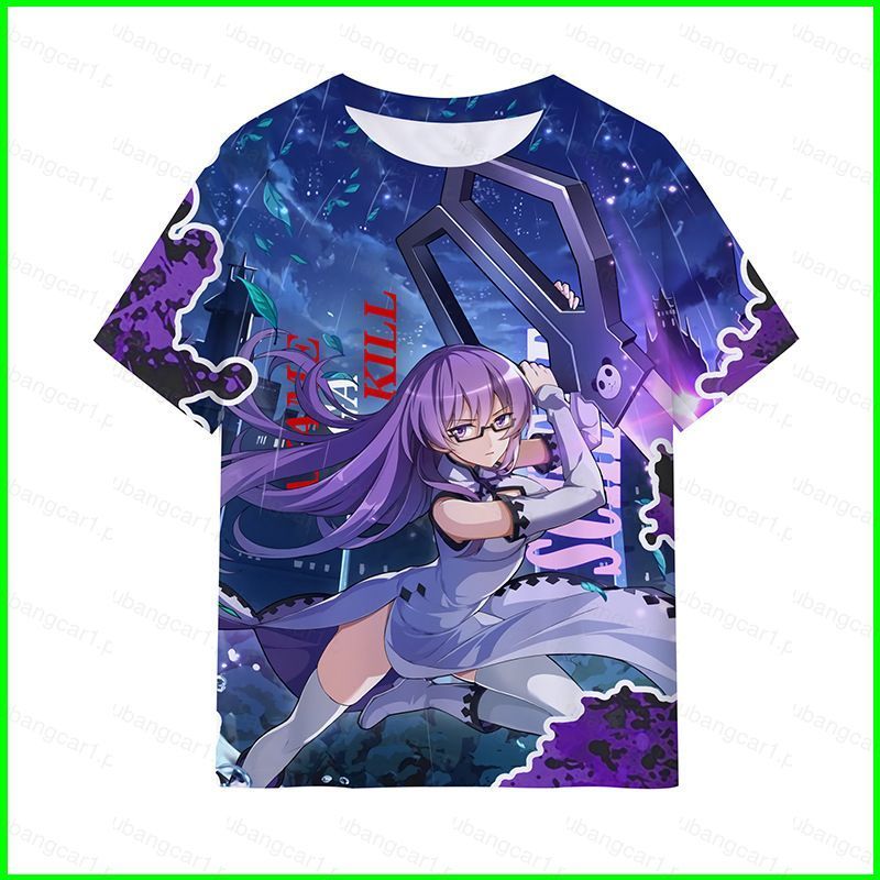 Áo thun mùa hè Akame ga Kill với vải full graphic, phù hợp cosplay