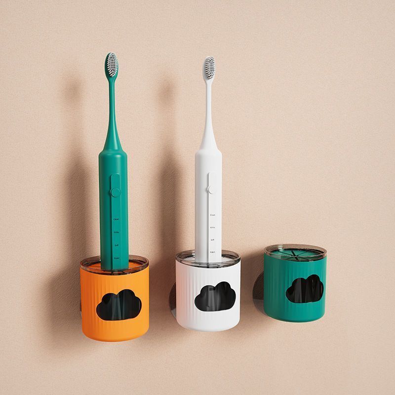 New Product#Electric Toothbrush Holder Wall-Mounted Storage Rack ins Customizable Draining Toothbrus