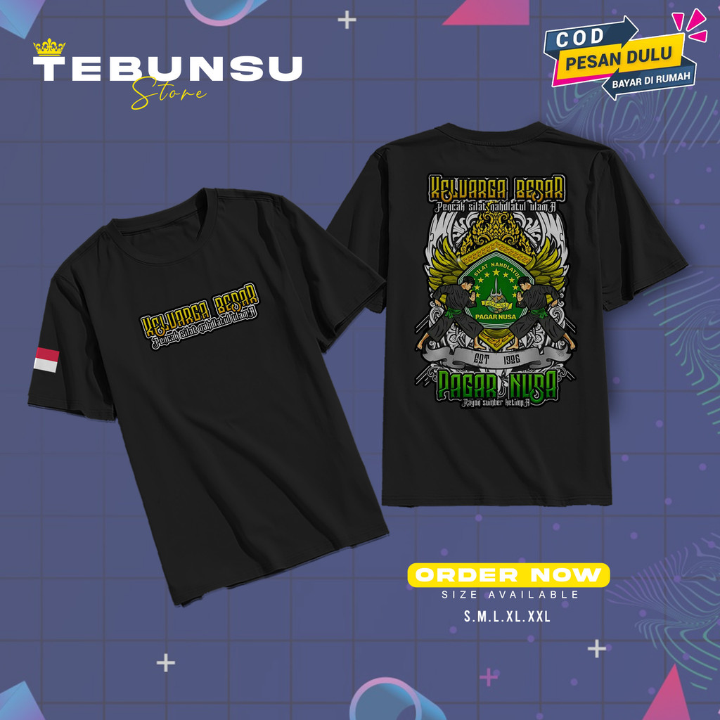 Pagar Nusa Pn Nu 002 Áo thun Microfiber Jersey Áo thun thăng hoa Jersey