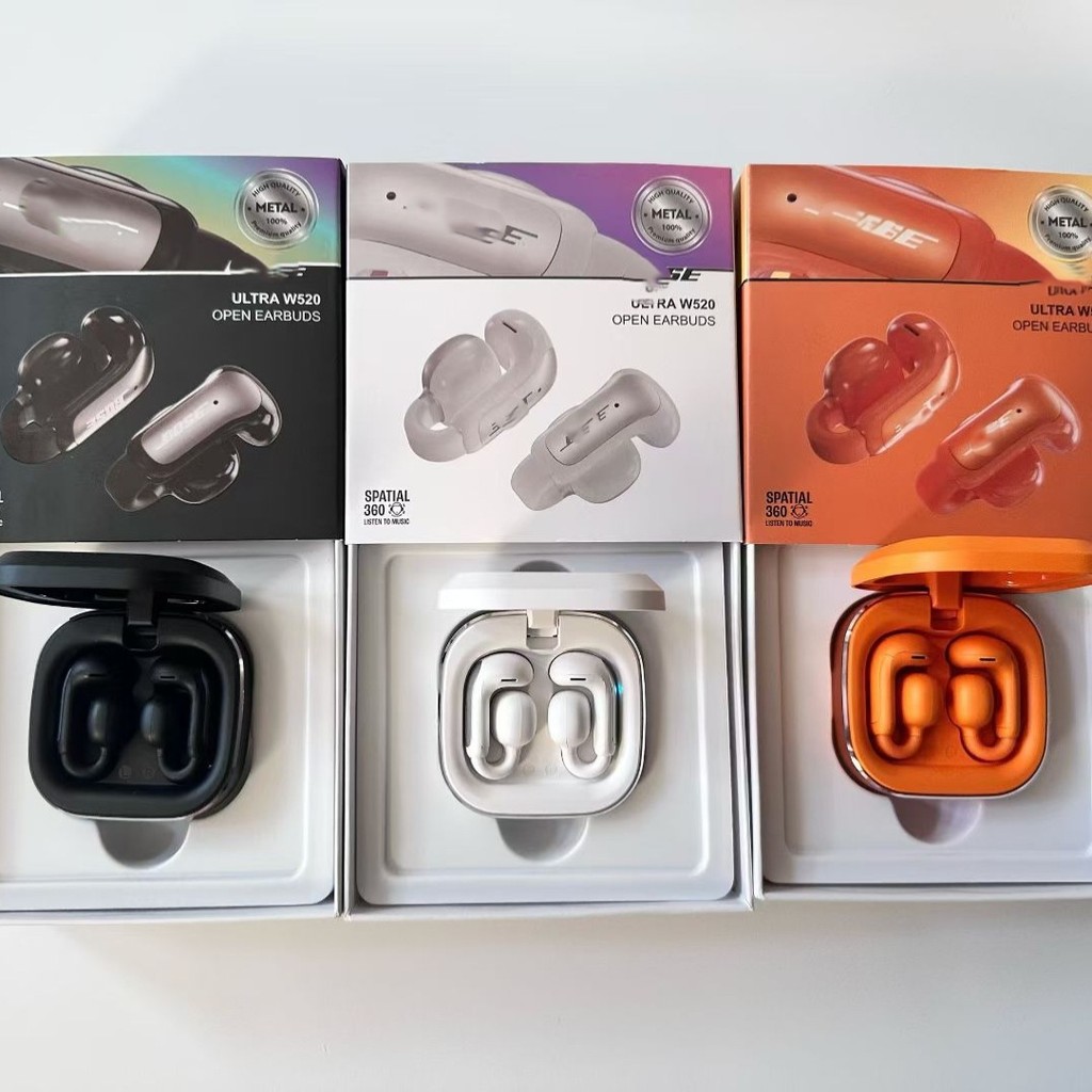 100% Hàng có sẵn Mới Ultra W520 Hợp kim kẽm Mở Tai nghe Bluetooth BOS Thể thao Kim loại Kẹp tai Khử 