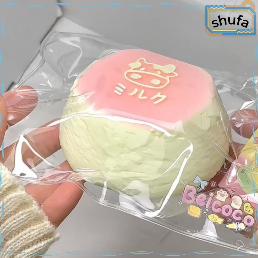 SHUFA Squishy Cake Donut, Squishes Soft Calming Fidget Đồ chơi Squishy tăng chậm, Squishy Giảm căng 