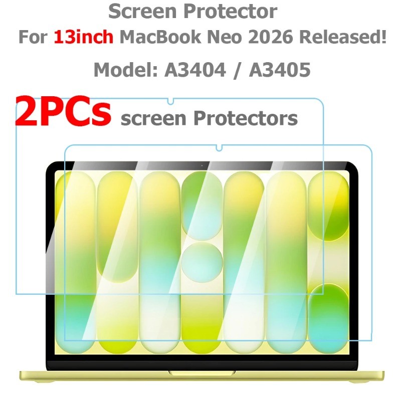 1-2 Chiếc Kính Cường Lực Chống Cháy Nổ Cho Apple MacBook Neo Máy Tính Bảng HD Bảo Vệ Màn Hình Cho Ap