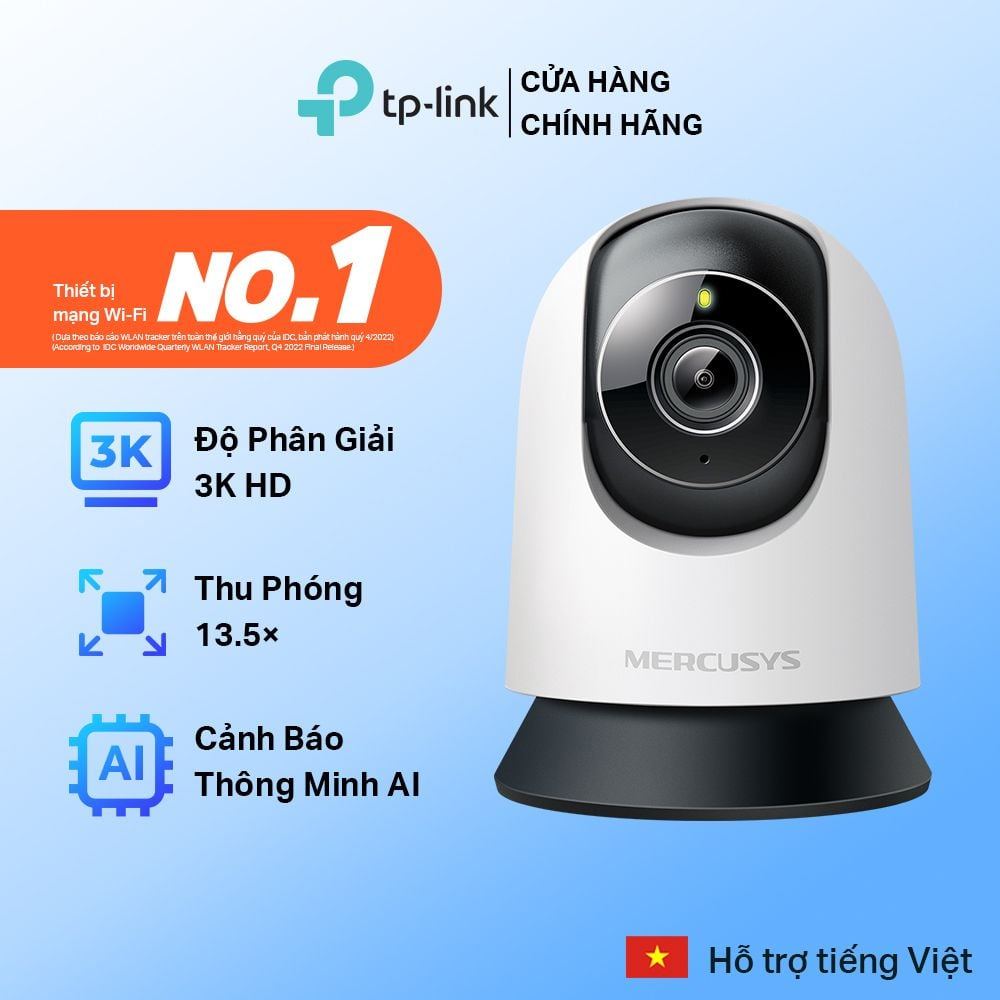 [Siêu Sale] [Chính hãng] Camera Wi-Fi An Ninh Trong Nhà Mercusys MC200 / MC210 / MC230