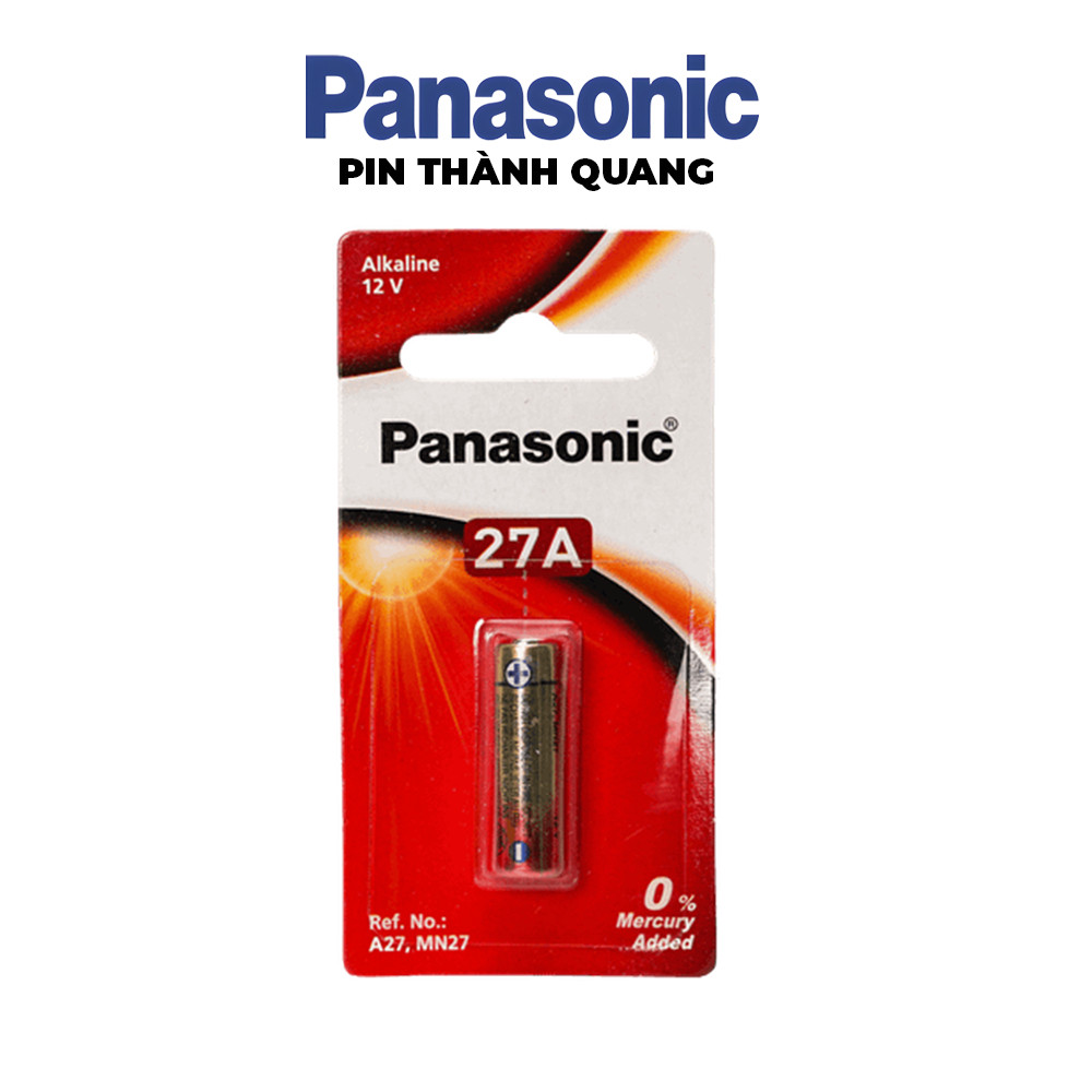Pin Panasonic Alkaline A27 (LRV27A/1BPA / 27A) - Hàng Chính Hãng | DeskSetupVN