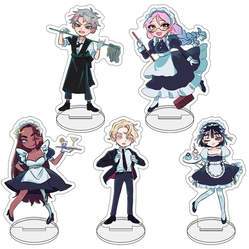 Standee Alien Stage ALNST Mô Hình Acrylic Ivan Till Mizi Sua Hyuna Marty Phiên Bản Hầu Gái Trang Trí