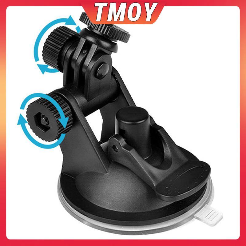 TMOY Camera Hành Động Mini Hút Cốc Giá Đỡ Kính Chắn Gió Ô Tô Giá Đỡ Camera Adapter Xoay 360 Độ Gopro