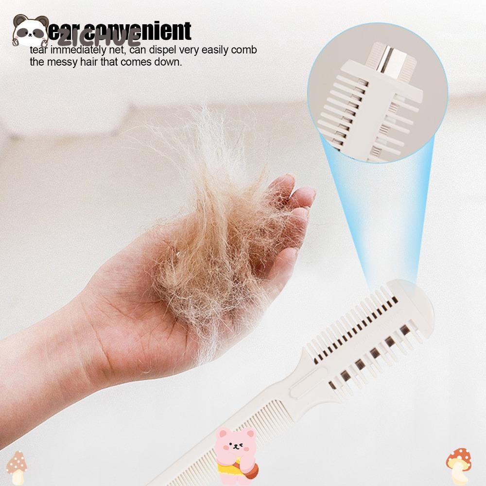 Lược chải lông thú cưng ZICHUE, Bàn chải rụng lông mịn đầu tròn, Lược chải lông thú cưng linh hoạt t