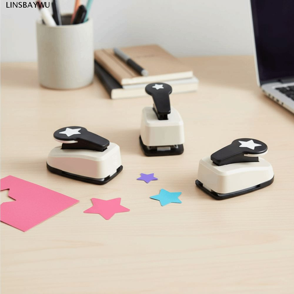 LINSBAYWU Craft Hole Puncher, Paper Card Arts Crafts Scrapbooking Punches Maker, Scrapbooking Card E