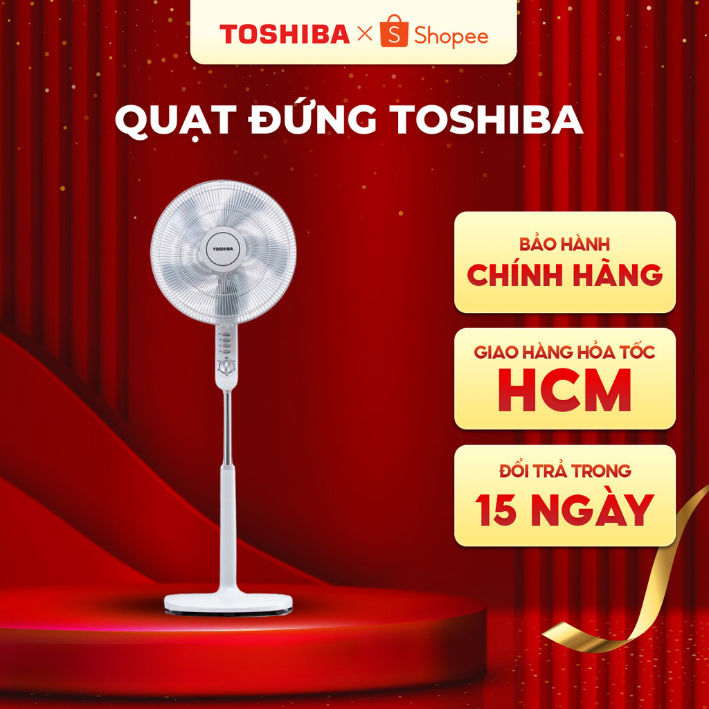 Quạt đứng Toshiba F-LSA10VN - Công suất 50W - Bảo hành chính hãng 12 tháng [HỎA TỐC HCM]