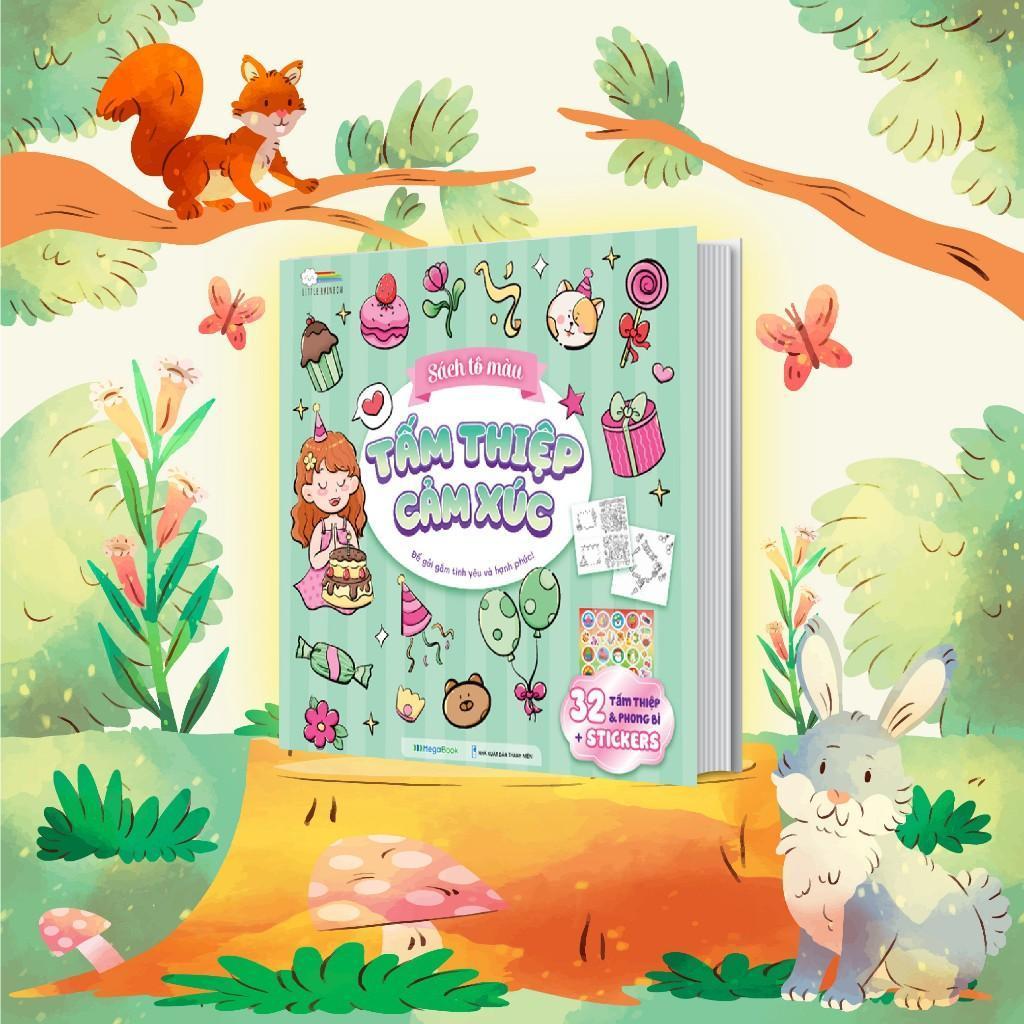 Sách Tô Màu - Tấm Thiệp Cảm Xúc - Megabook