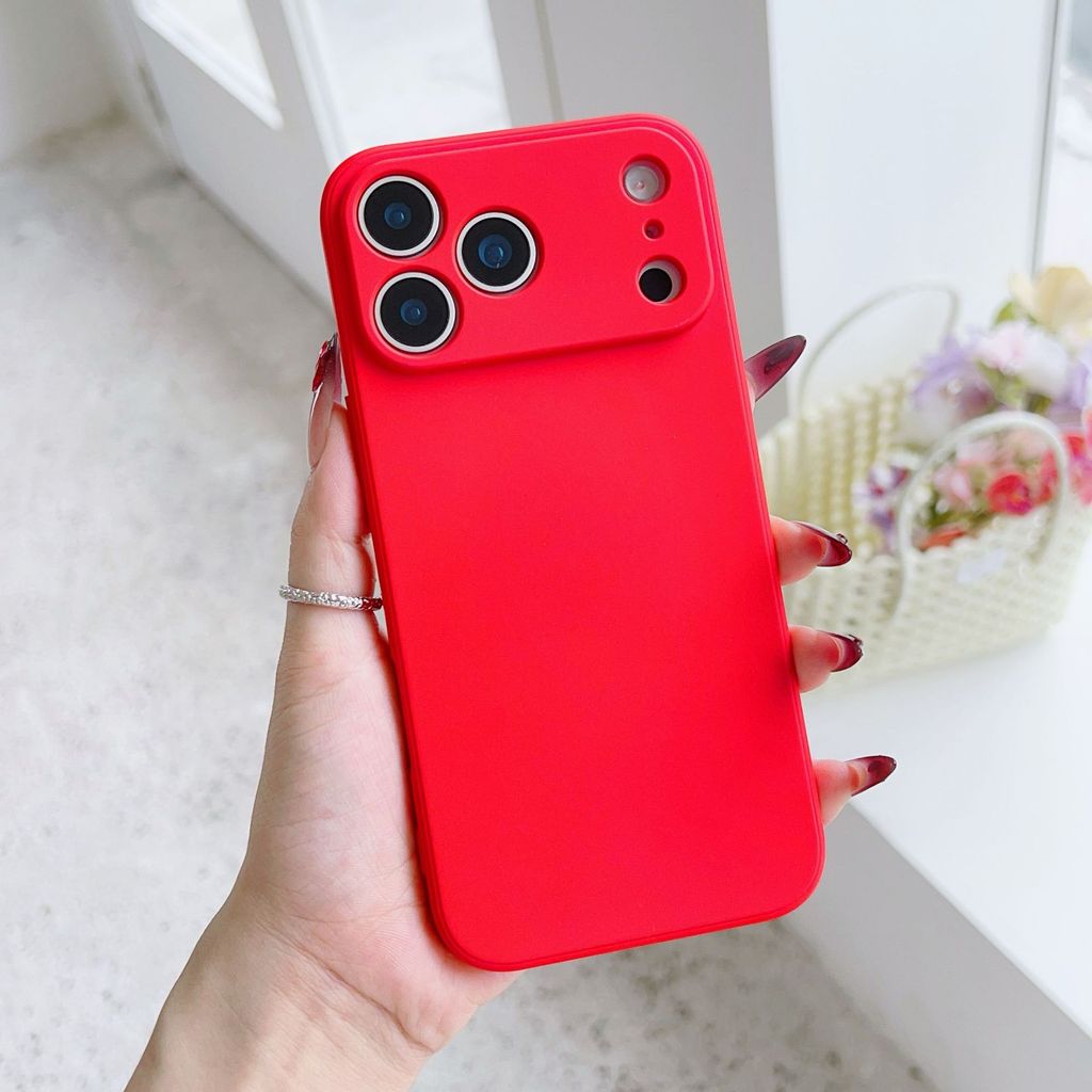 Dành Cho iPhone 17 Pro Max TPU Ốp Lưng Silicon Lỏng Cho iPhone 17 Pro Max Vỏ Bảo Vệ Chống Sốc iPhone