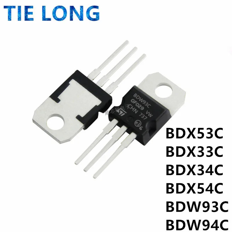 5 Chiếc BDX53C BDX33C BDX34C BDX54C BD911 BD912 TO-220 BDX53 BDX33 BDX34 BDX54 TO220 BDW93C BDW94C B