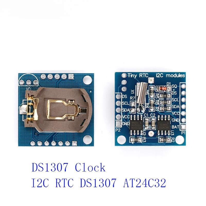 2 Chiếc I2C RTC DS1307 AT24C32 Mô-đun đồng hồ thời gian thực cho AVR ARM PIC Tiny RTC I2C mô-đun bộ 