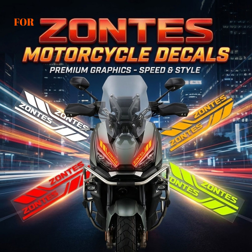 Dành Cho ZONS 368G 703F zontes368G zontes703F Phản Quang Vinyl Dán Xe Máy Đua Mũ Bảo Hiểm Khung Bình