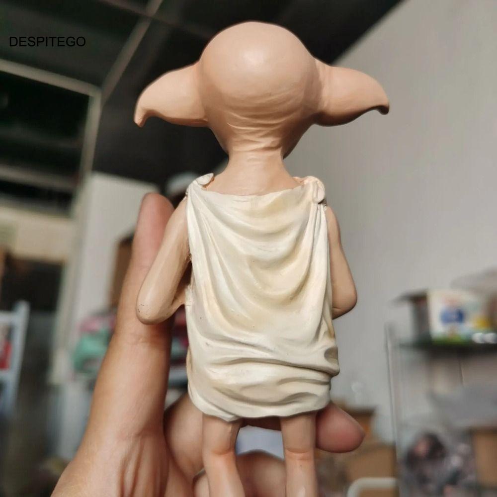 DESPITEGO Halloween Dobby Elf Đồ chơi, Tác phẩm điêu khắc Dobby Elf sưu tập dễ thương, Hình Anime Hì