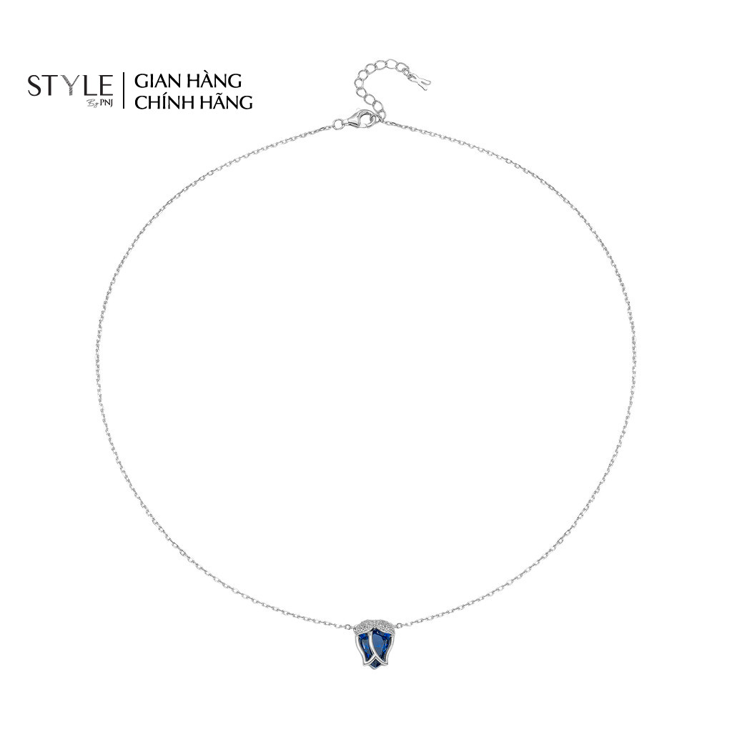 Dây cổ Bạc đính đá STYLE By PNJ ZTXMW060006