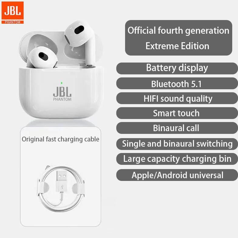Tai nghe Bluetooth không dây JBL phantom Chính hãng Chất lượng âm thanh HiFi chất lượng cao Kết nối 