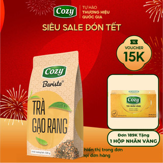  Trà Gạo Rang Cozy Barista Cao Cấp Nguyên Liệu Pha Chế Trà Gạo Rang Trà Sữa 500gr 