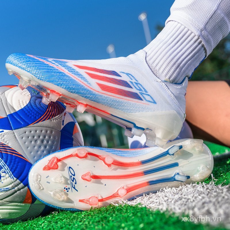 Giày bóng đá trẻ em F50 AG/Tf cho bé trai và gái, học sinh với đinh tán