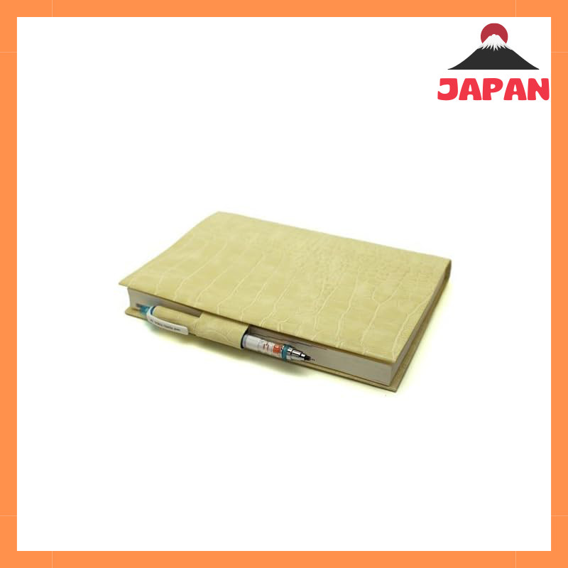 "Maintenance-Free A5 Size Recycled Leather Cover for Hobonichi Techo Cousin (With Pen Holder and Spi