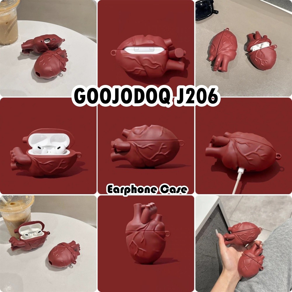 【imamura】Cho GOOJODOQ J206 ốp tai ng Case Thời trang Vỏ Bảo Vệ Hộp Sạc Tai Nghe