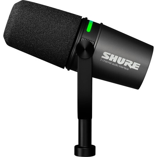 Micro Shure MV7i USB/XLR Condenser Microphone – Thu âm, Podcast, Livestream - Chính Hãng BH 24 Tháng