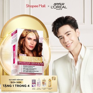  Màu nhuộm dưỡng tóc phủ bạc bảo vệ gấp 3 L'Oreal Paris Excellence Crème 172ml 
