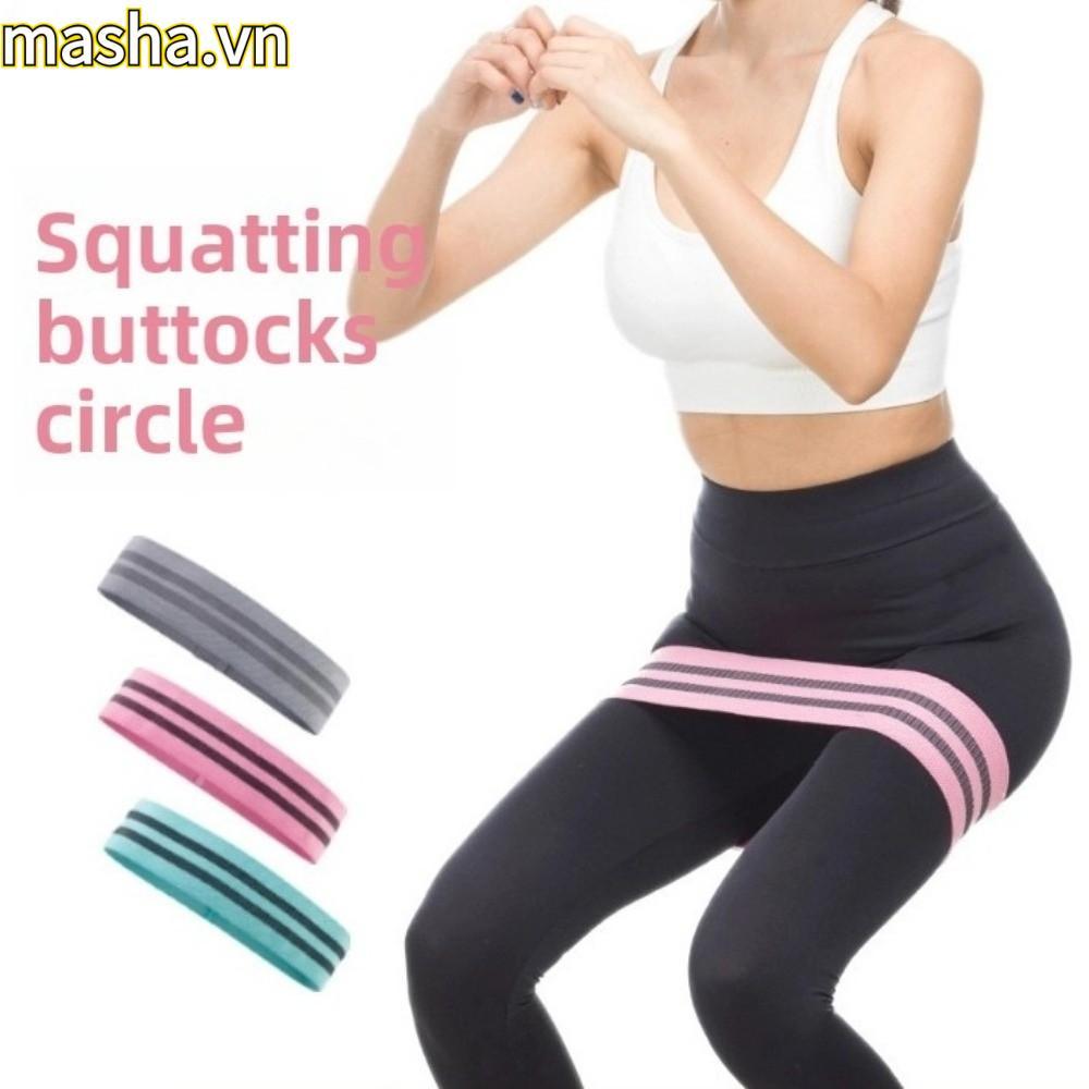 Dây kháng lực thun nâng mông 90lbs với đai hông chống trượt cho tập luyện tại nhà