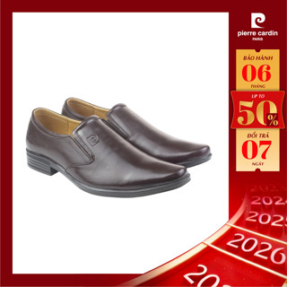   CHỈ CÒN 39  Giày tây nam Pierre Cardin dáng loafer da bò thật thiết kế da bóng sang trọng đế cao su đúc 760 