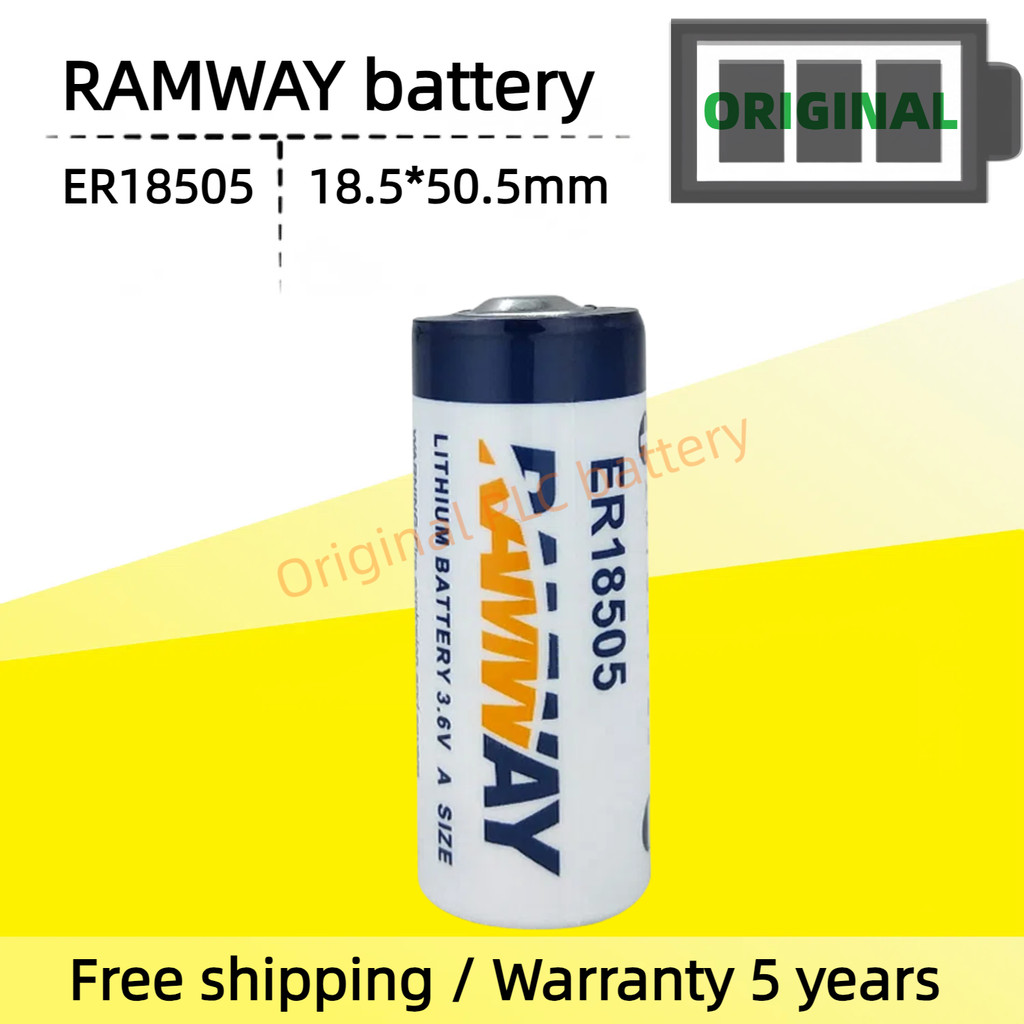 RAMWAY ER18505 pin 3.6V Một Đồng hồ đo nước thông minh Đồng hồ đo lưu lượng pin Servo PLC Nhạc cụ ER
