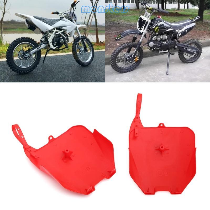 Mon Nhựa fairing Biển Số Trước Bảng Tên Cho CRF100 CRF80 CRF70 XR100 XR80 XR70 Xe Máy Hố Xe Đạp ATV