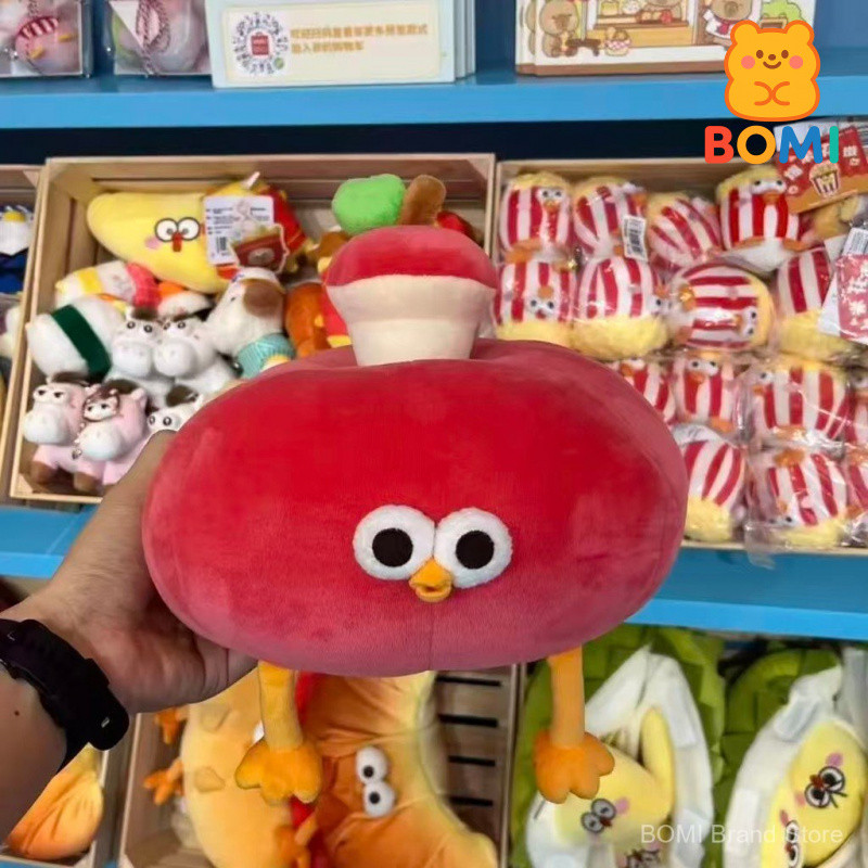 Hàng sẵn có [Chính hãng] Fun Apple Pier Chicken Doll Table Companion Doll Soft Cute Apple Pier Chick