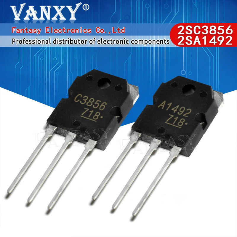 20 Miếng (10 Miếng 2SC3856 10 Miếng 2SA1492) C3856 ĐẾN 3p A1492 TO-3P