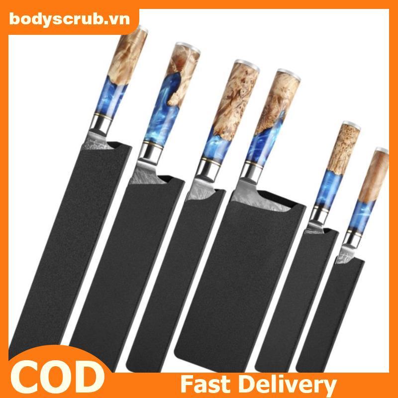 BB Non Sti Đầu Bếp Dao Có Vỏ 8 Inch Santoku Sushi Sashimi Cleaver Cắt Lát Bộ Dao Nấu Ăn Dụng Cụ Nhà 