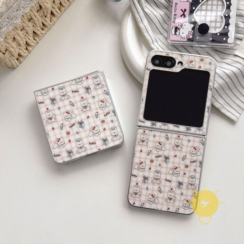 Phone Case For SAMSUNG Galaxy Z Flip 7 6 5 4 3 / Z Flip 7 FE TPU Aesthetic Korean Cute