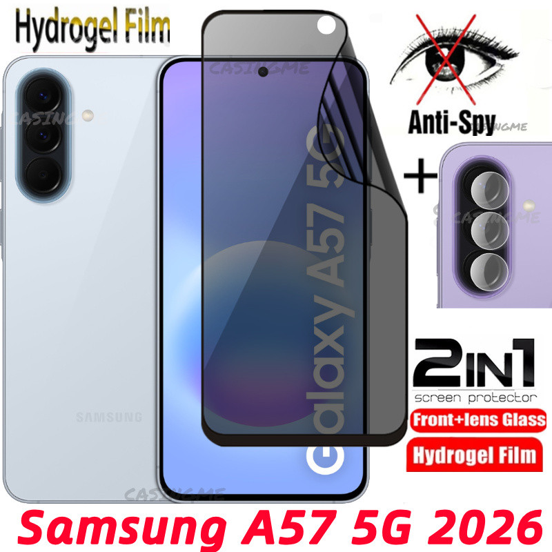 Samsung A57 5G Soft Privacy Hydrogel Film Chống gián điệp Full Cover Bảo vệ màn hình Phim riêng tư c