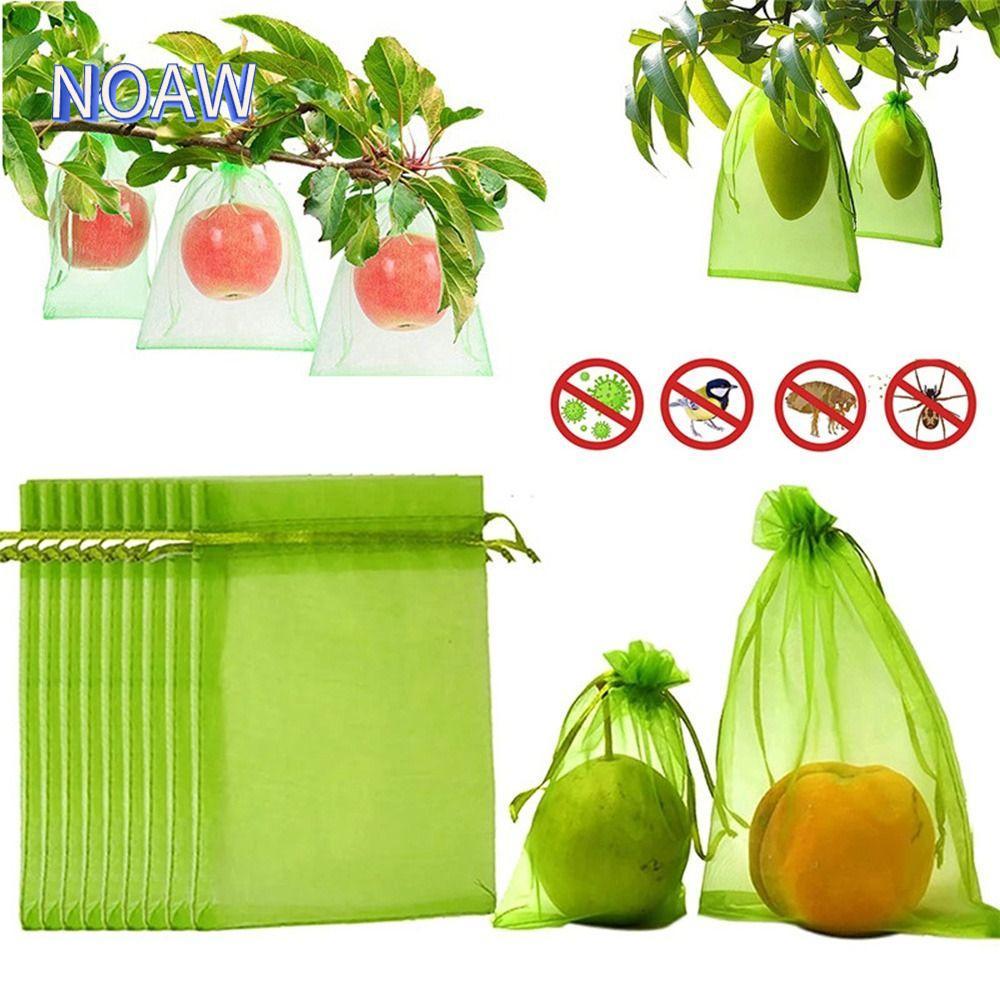 NOAM‌ 30 Chiếc Túi Bảo Vệ Thực Vật Kiểm Soát Dịch Hại Nylon Trồng Cây Trồng Túi Bảo Vệ Trái Cây Dây 