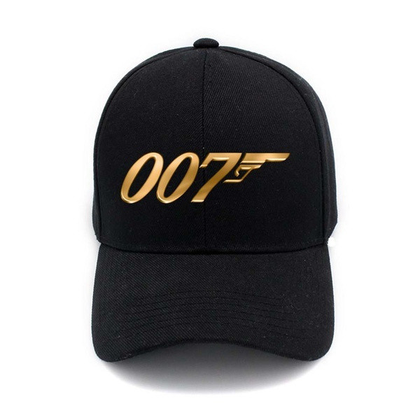 Mũ bóng chày snapback nam nữ, phong cách James Bond 007, màu trơn IV58