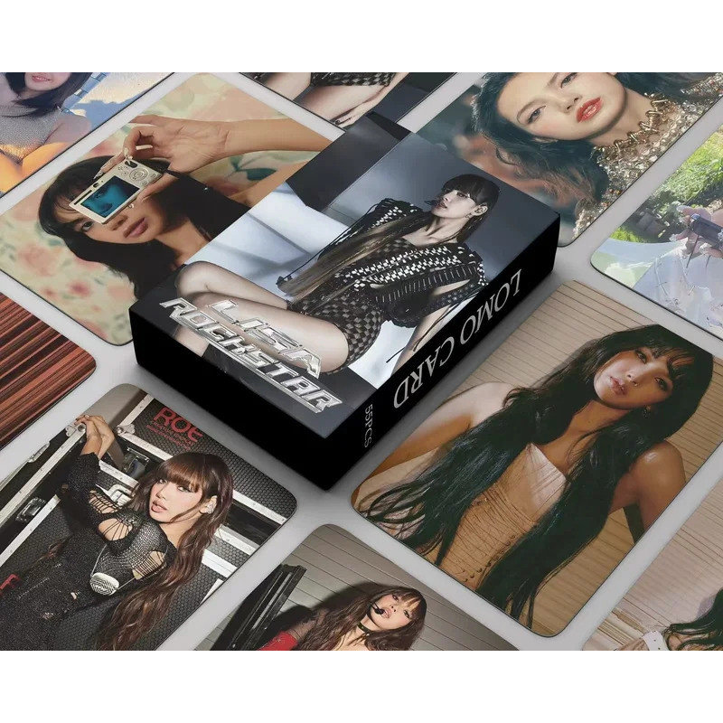 55 Cái / hộp Kpop Người Phụ Nữ Mới LISA SOLO Lomo Thẻ Ablum Mới HD In Ảnh Ảnh Photocard Cho Người Hâ
