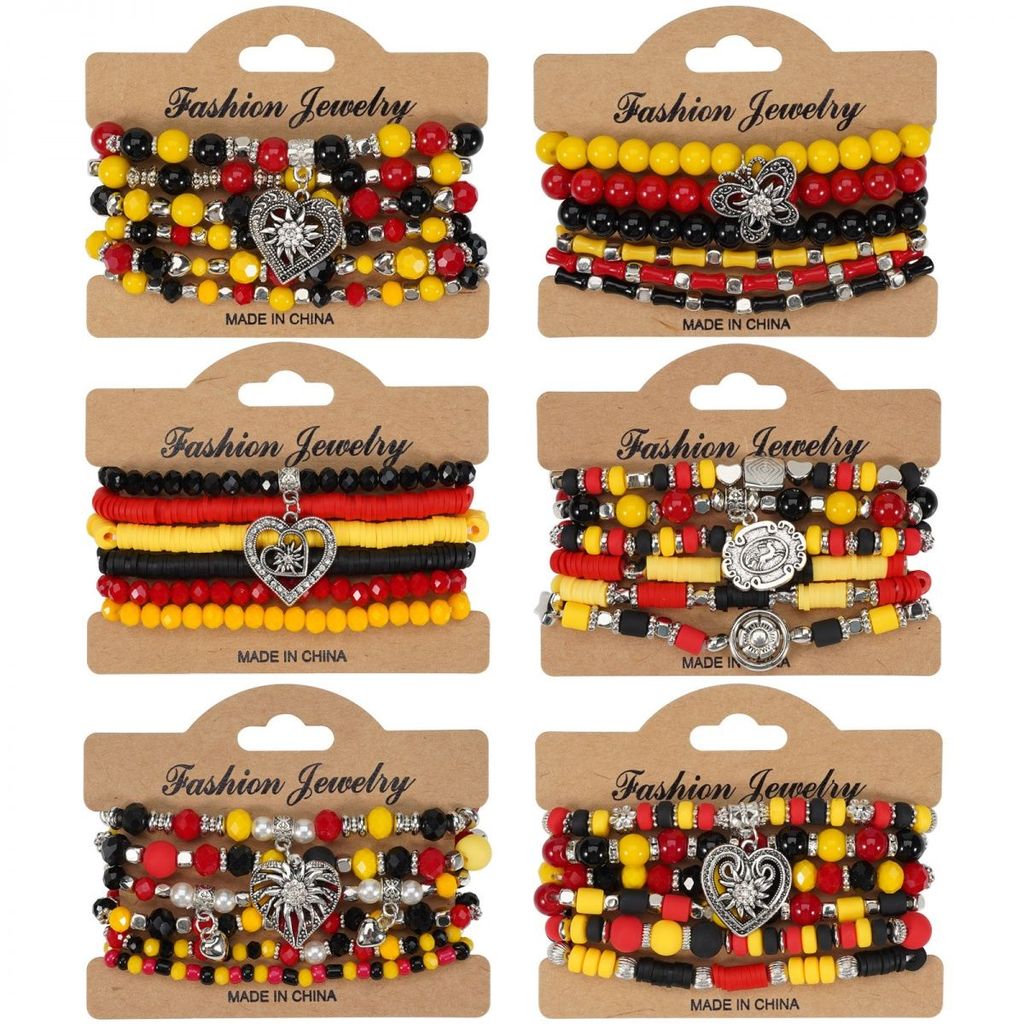 Bavarian bracelet5ya Party Hot Sale Classic German Party Beaded Beer Festival Bracelet Beer Festival