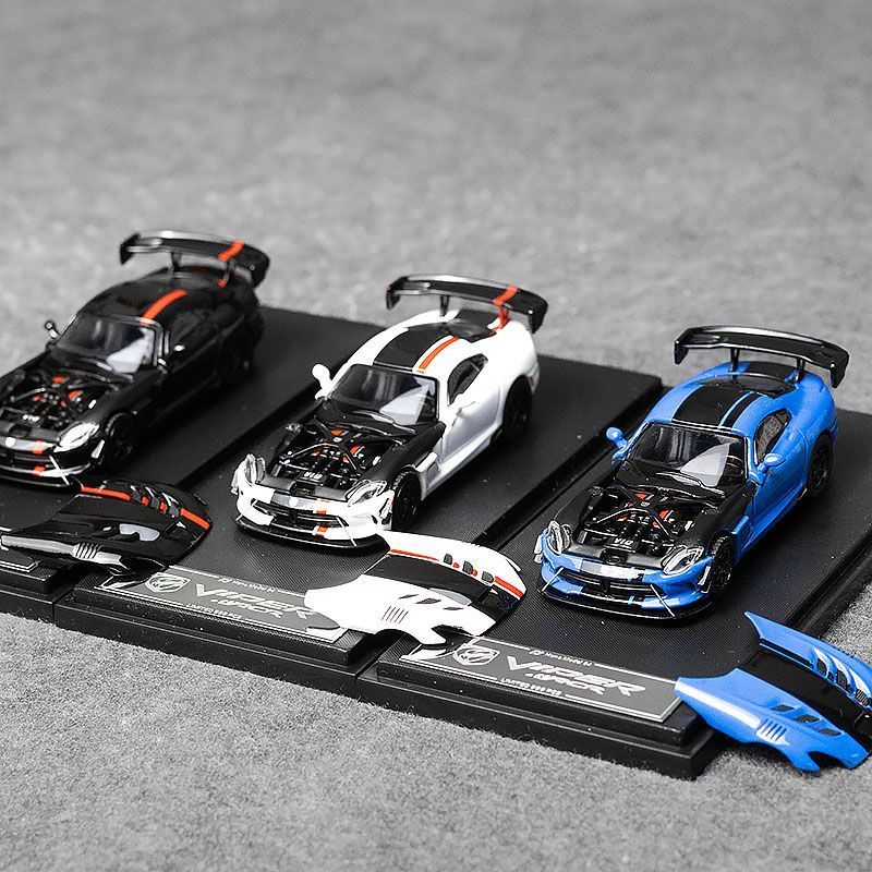 HM 1/64 Dodge Viper ACR Hợp Kim Diecast Xe Mô Hình Đồ Chơi Quà Tặng Sinh Nhật