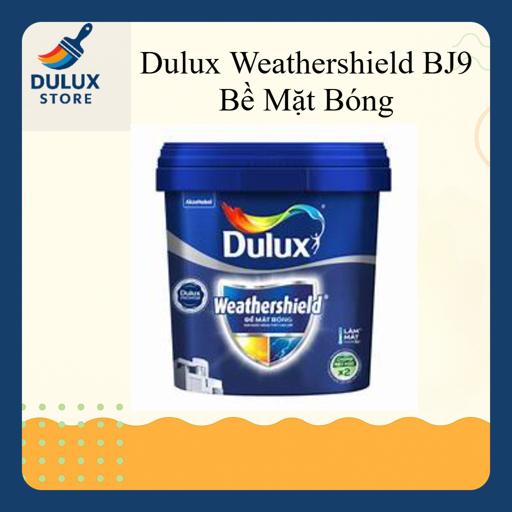 15L Sơn nước ngoại thất cao cấp Dulux Weathershield Bề Mặt Bóng BJ9