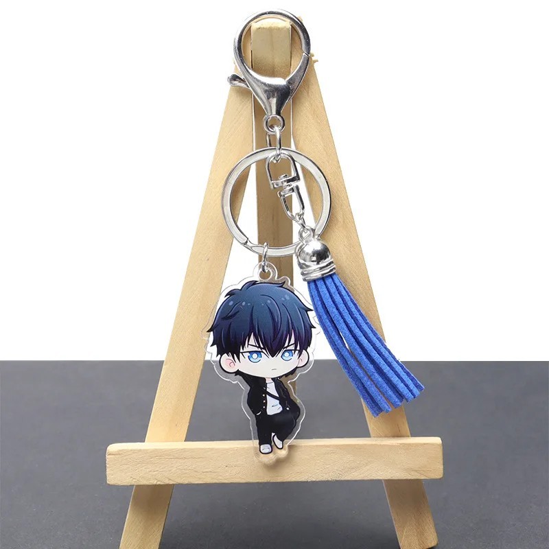 Móc khóa Given Anime Boylove BL Acrylic gắn tua rua in hình Mafuyu Ritsuka trang trí túi xách quà tặ