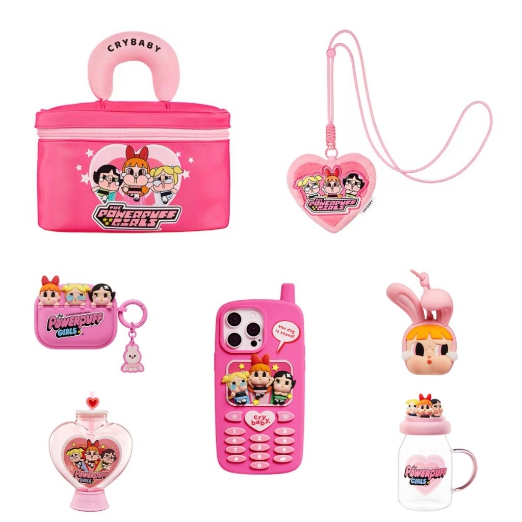 [Hàng có sẵn] POPMART CRYBABY Powerpuff Girls Series Merchandise Girl Gift