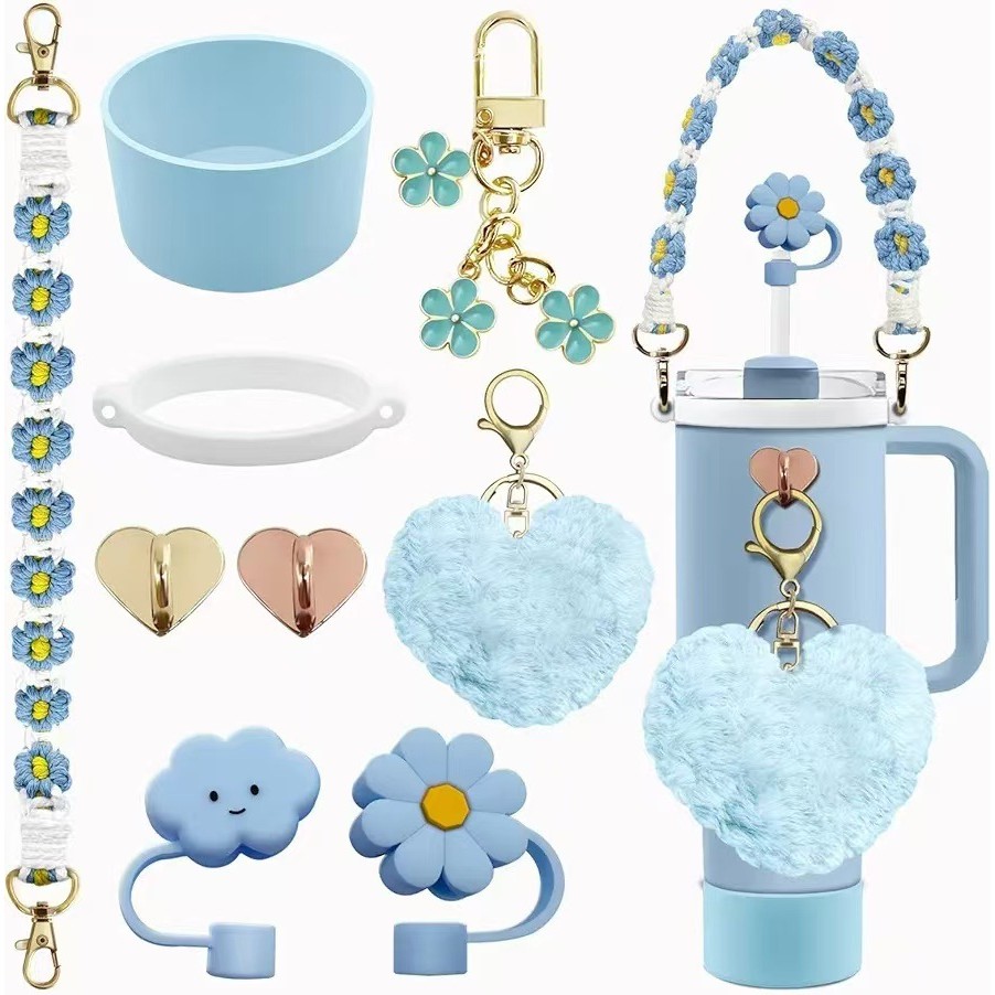 Fur Ball Cup Ice Master Cup Stanley Stanley Cup Móc khóa Mặt dây chuyền Phụ kiện Stanley Heart 26.4.