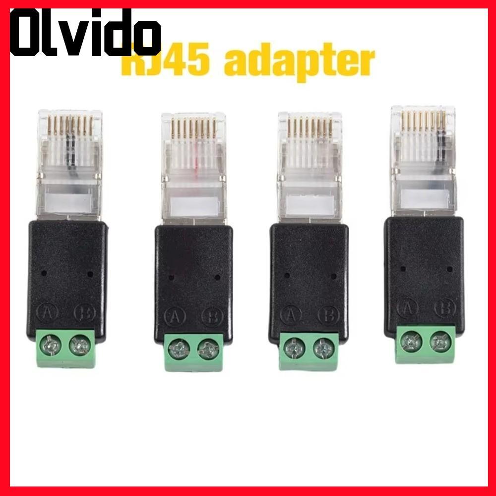 Bộ chuyển đổi OLVIDO RJ45 sang RS485, Bộ chuyển đổi đầu cuối 2PIN RJ45 đầu nối đầu cuối RJ45 RJ45, B