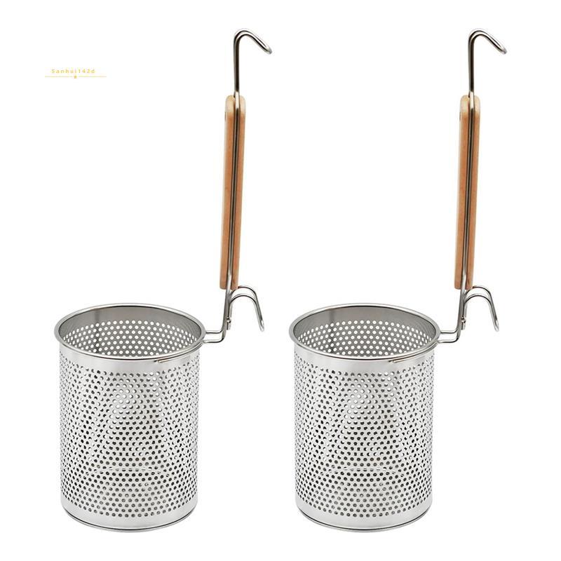 Bộ lọc Pasta Bộ lọc bằng thép không gỉ cho bộ lọc Pasta Pasta có tay cầm