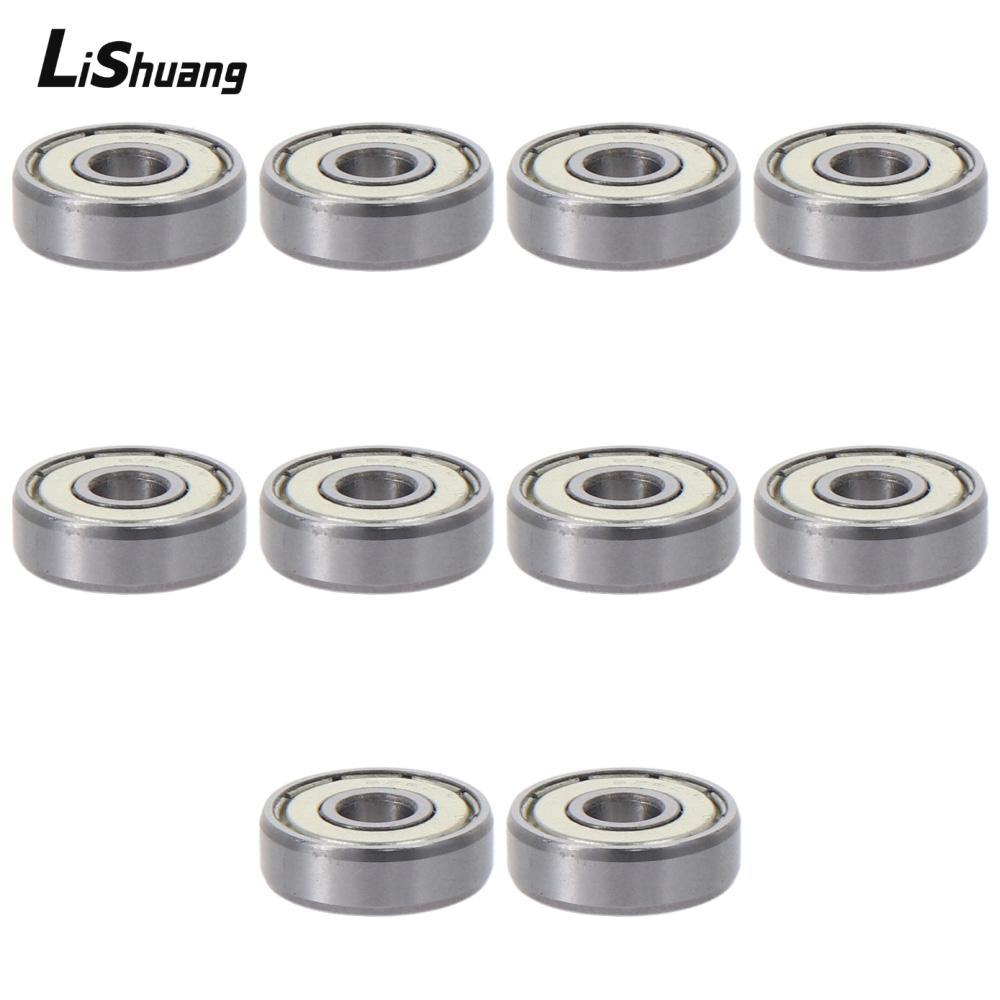 LISHUANG 10 Vòng bi kín đôi, 626ZZ 6mm x 19mm x 6mm Vòng bi rãnh sâu, Thay thế bánh xe vòng bi thu n