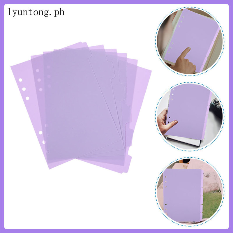 Tab dành cho Binder Dividers Binder Organizers Index với bộ tách sổ tay dọc